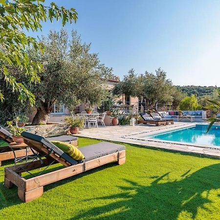 Skopelos Blue Heaven Pool Villa In Olive Grove Экстерьер фото